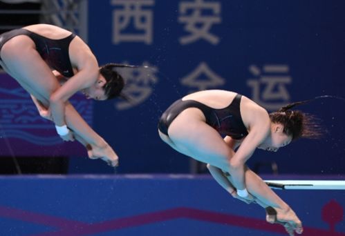 咸阳全运会女子跳水团体决赛，全红婵率领广东队夺冠，陕西队获得季军